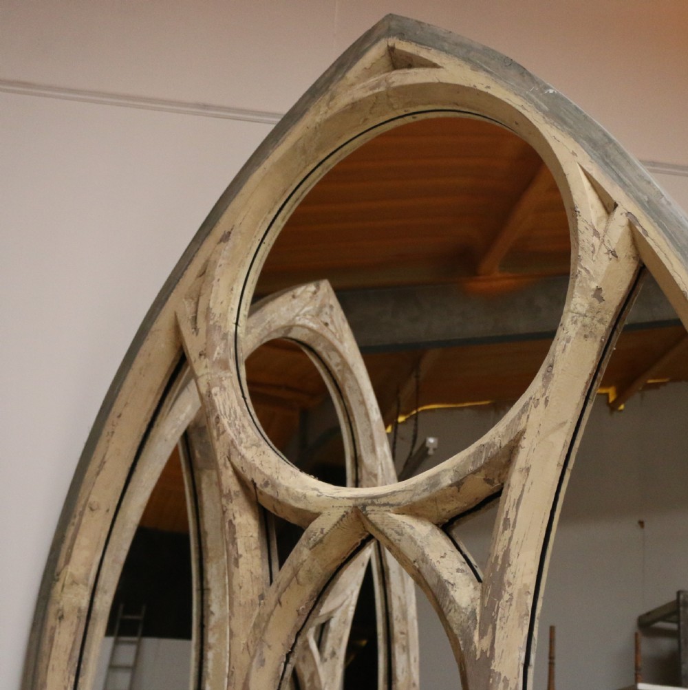 Huge Gothic Arched Window Mirrors View IV