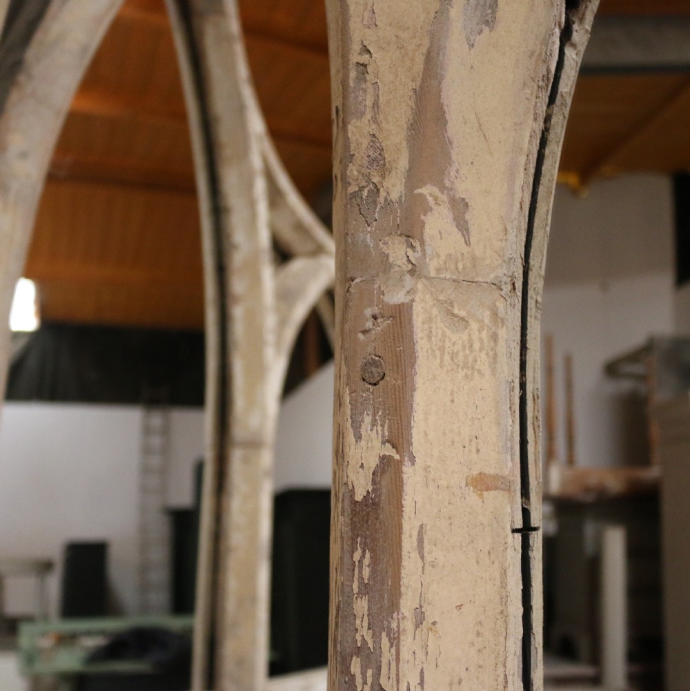 Huge Gothic Arched Window Mirrors View VIII