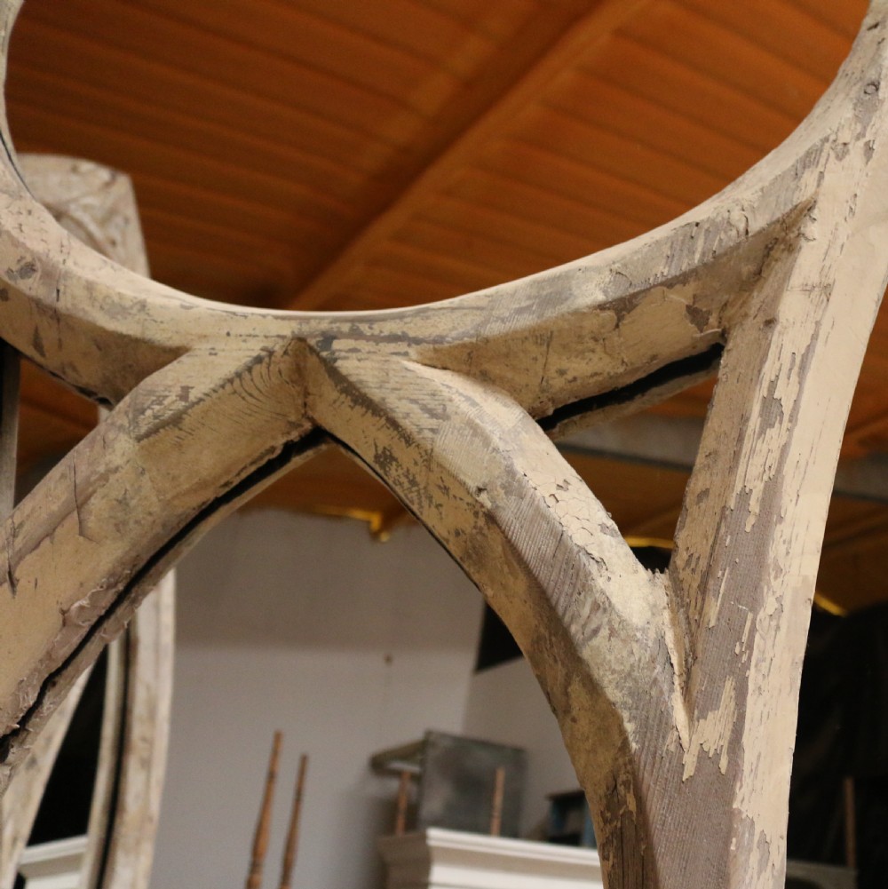 Huge Gothic Arched Window Mirrors View IX