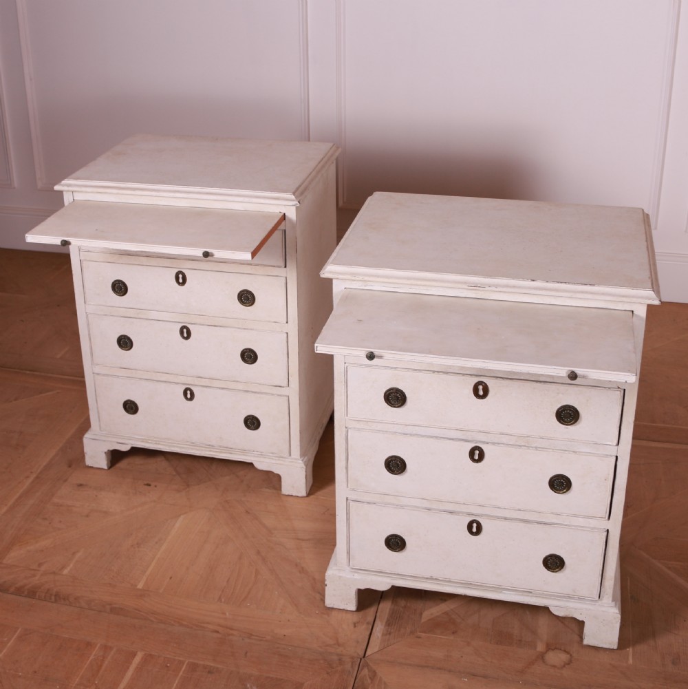 Pair of English Bedside Commodes View VI
