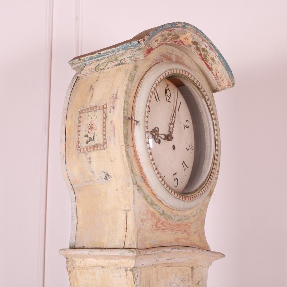 Swedish Original Painted Mora Clock View VI