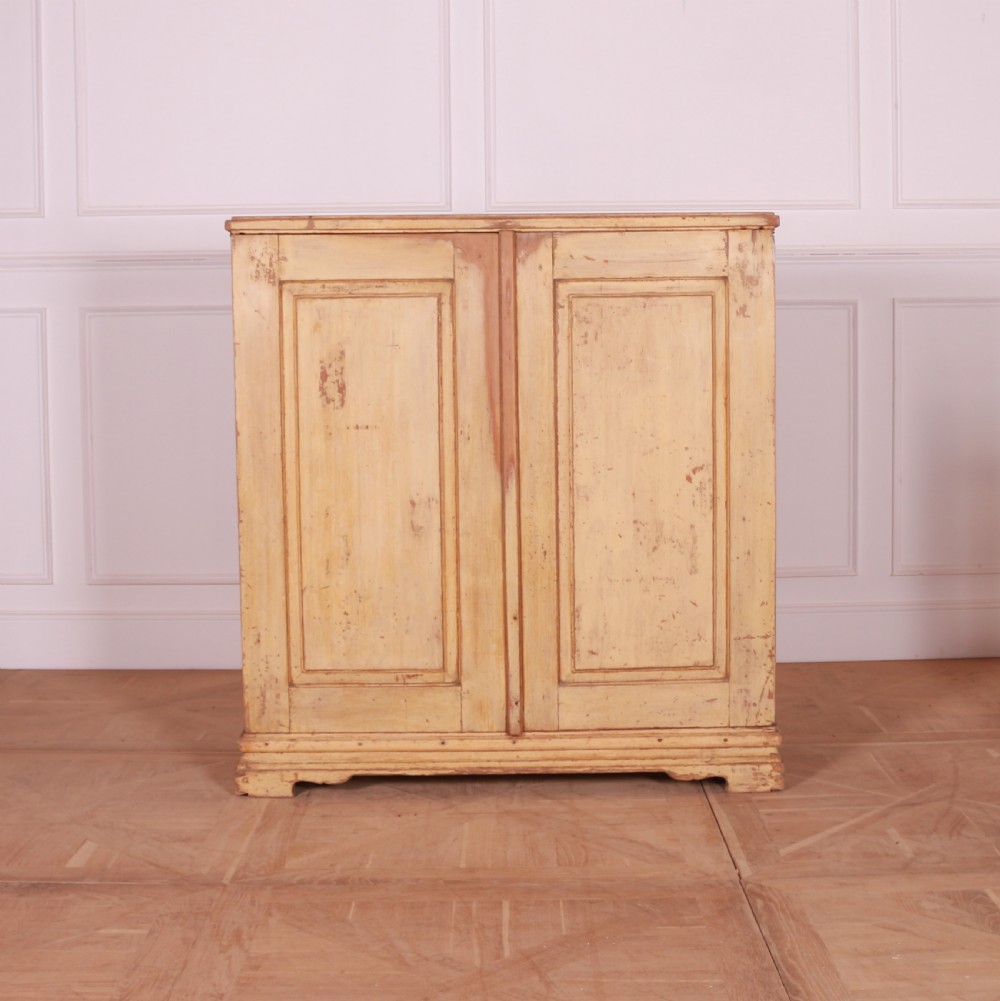 Swedish Original Painted Linen Cupboard