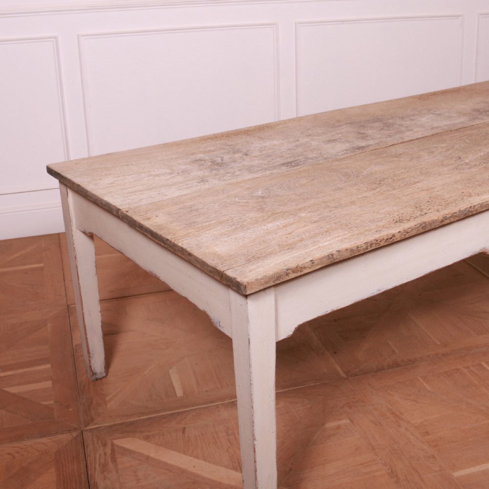 19th Century English Farmhouse Table View VI
