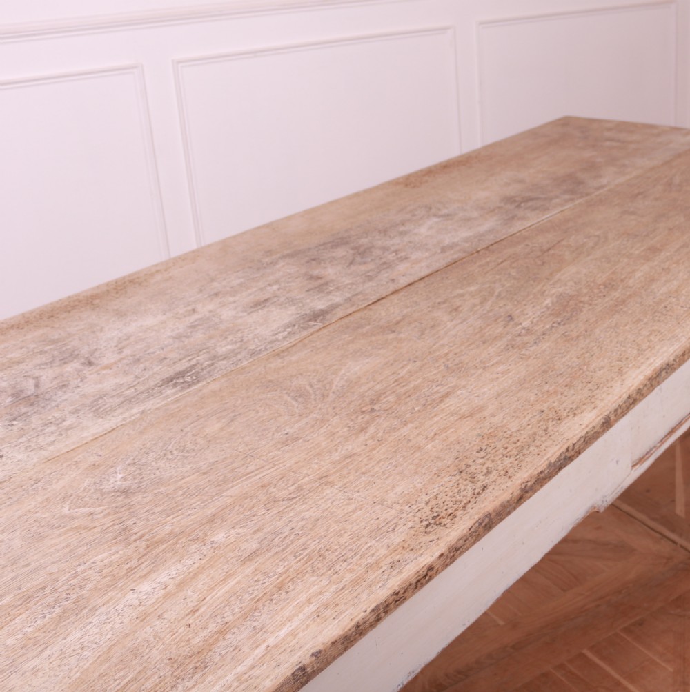 19th Century English Farmhouse Table View VII