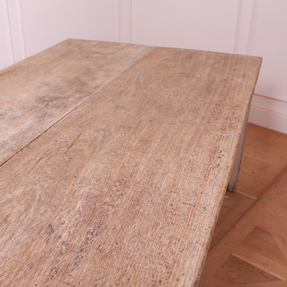 19th Century English Farmhouse Table View VIII