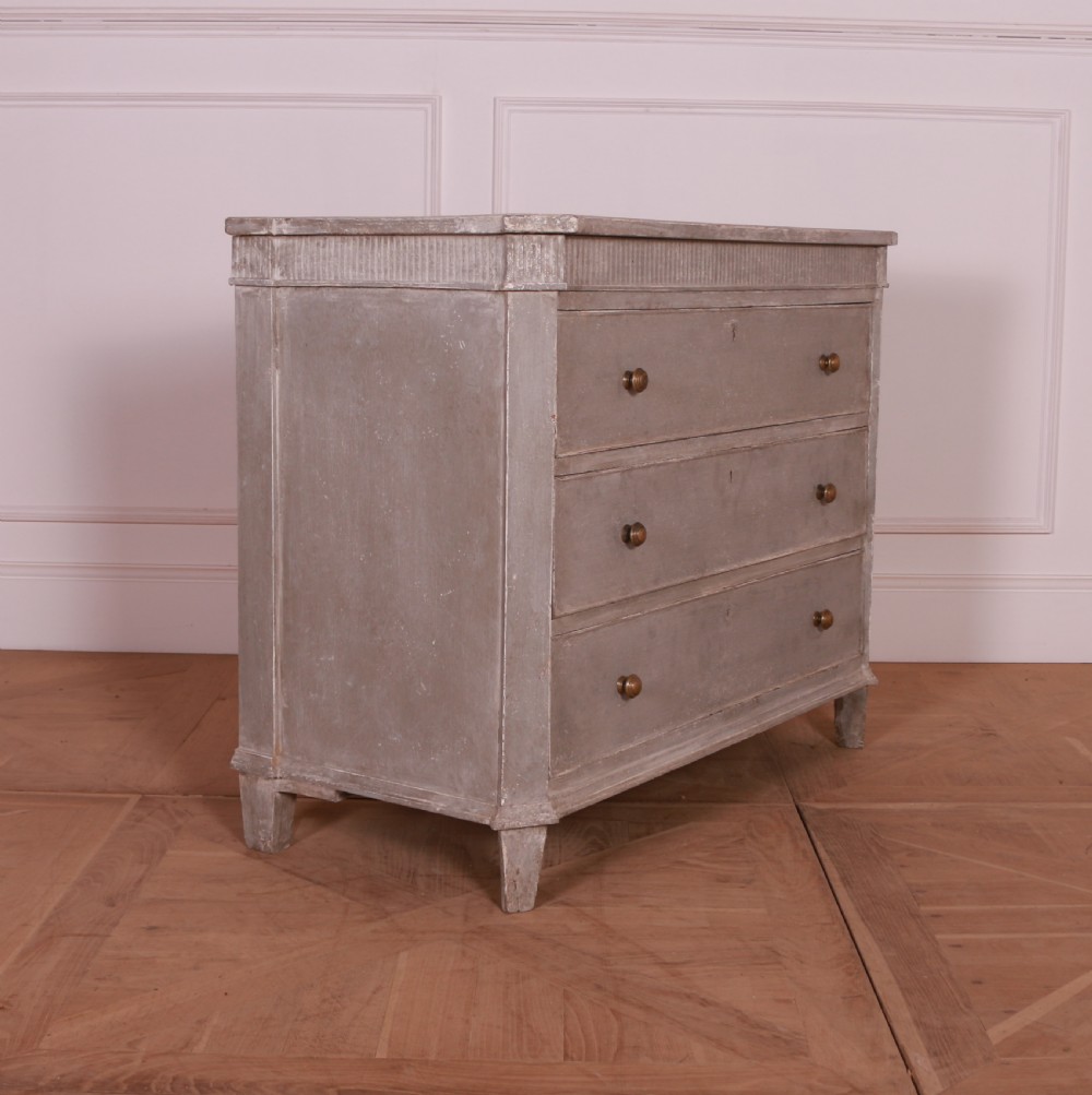 Swedish Painted Commode View II