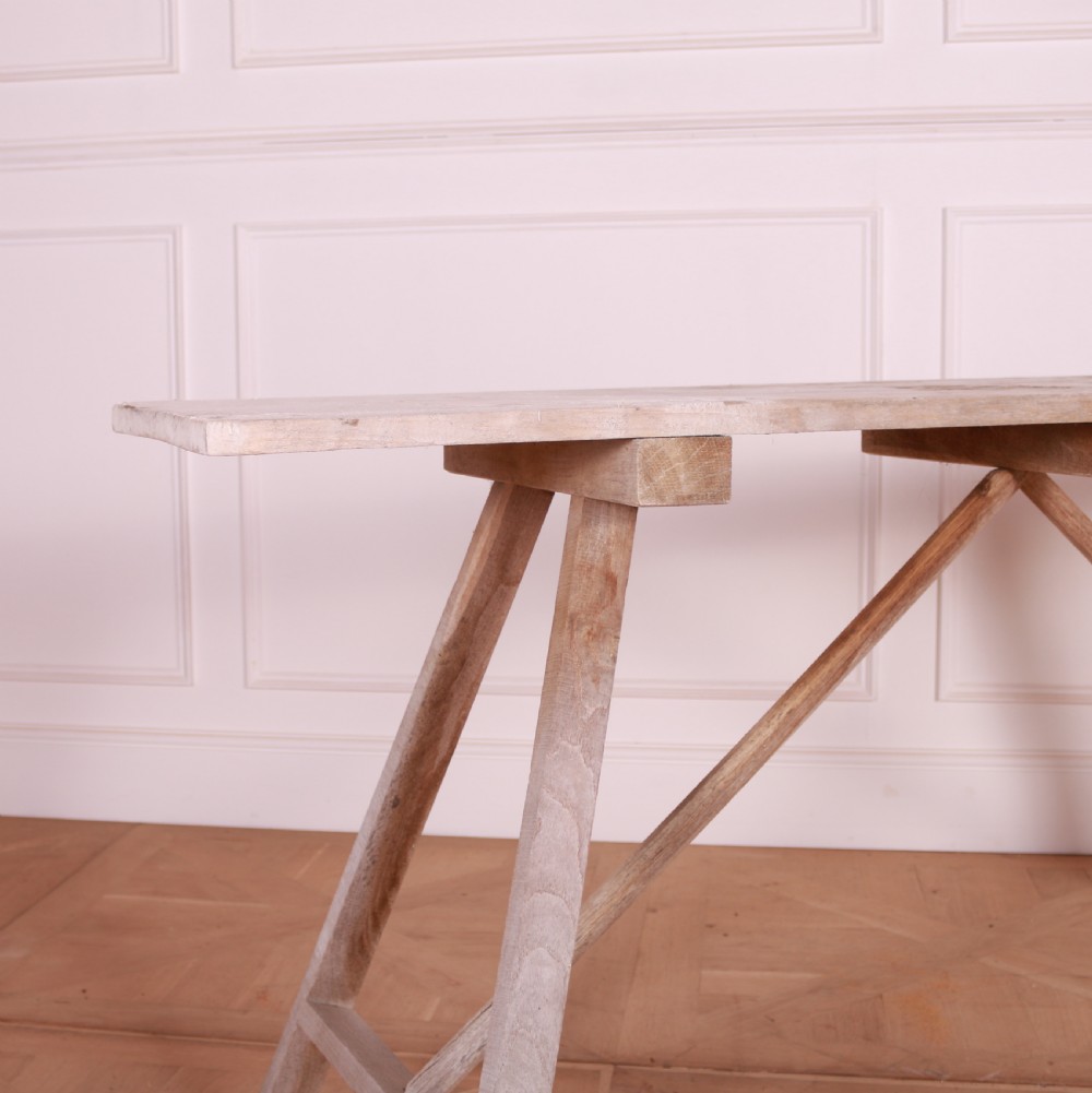 French Beech Trestle Table View II