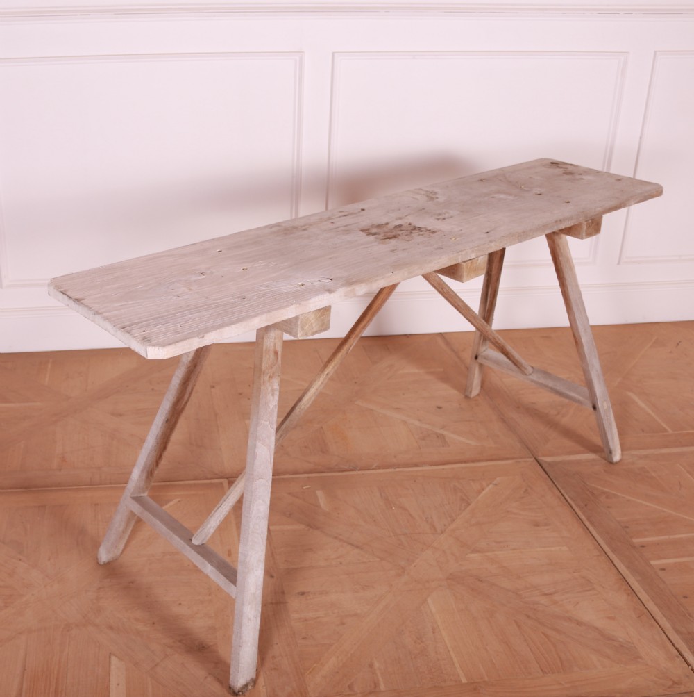 French Beech Trestle Table View III