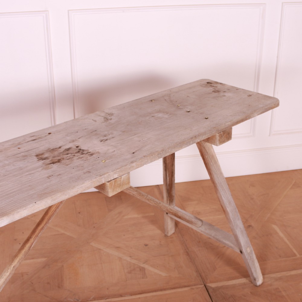 French Beech Trestle Table View IV