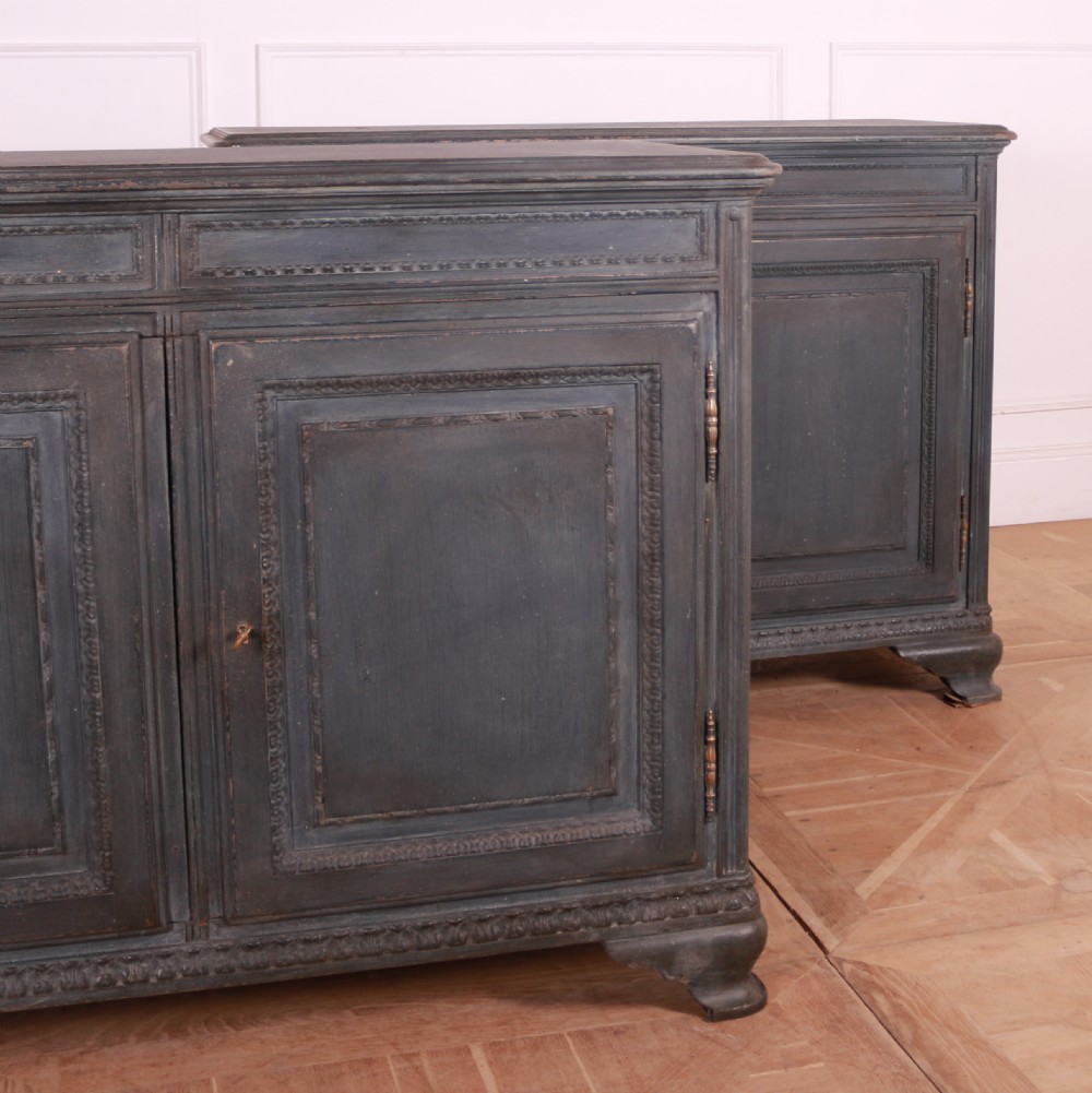 Pair of French Painted Buffets View II
