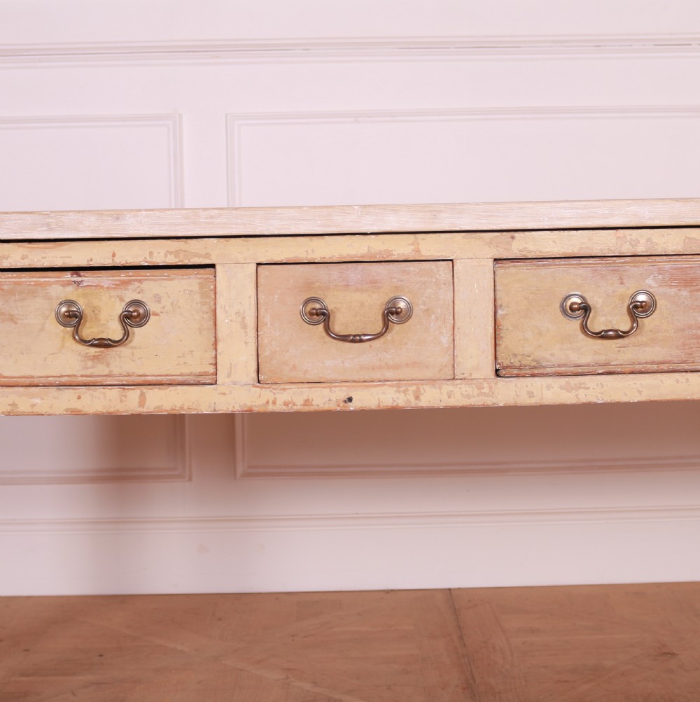 English Original Painted Dresser Base View III
