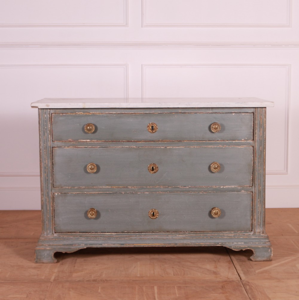 Italian Marble Top Commode