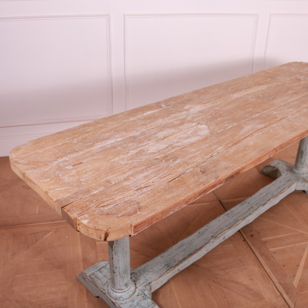 English Painted Tavern Table View V