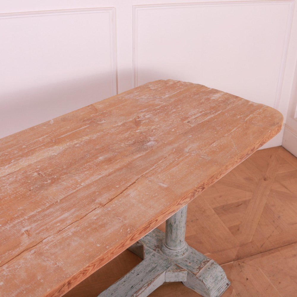 English Painted Tavern Table View VI