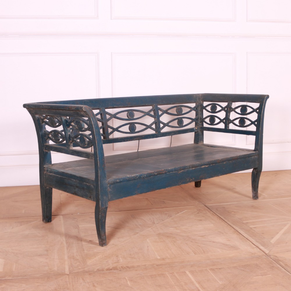 Small Swedish Painted Bench