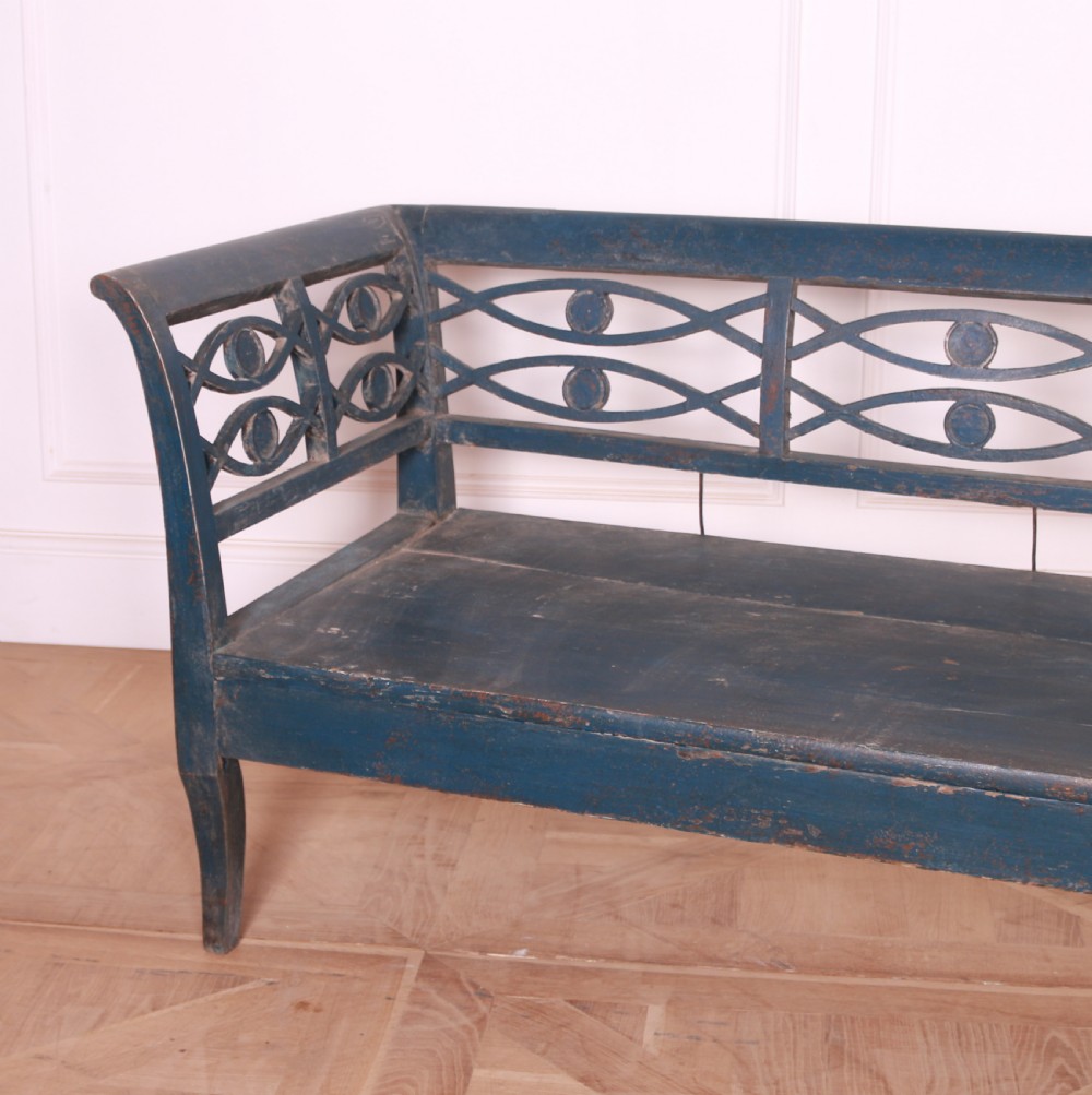 Small Swedish Painted Bench View V
