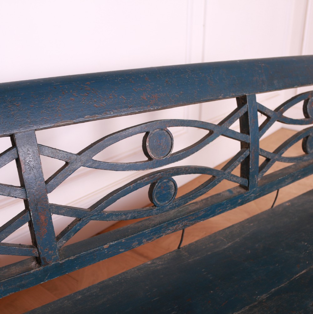 Small Swedish Painted Bench View VI