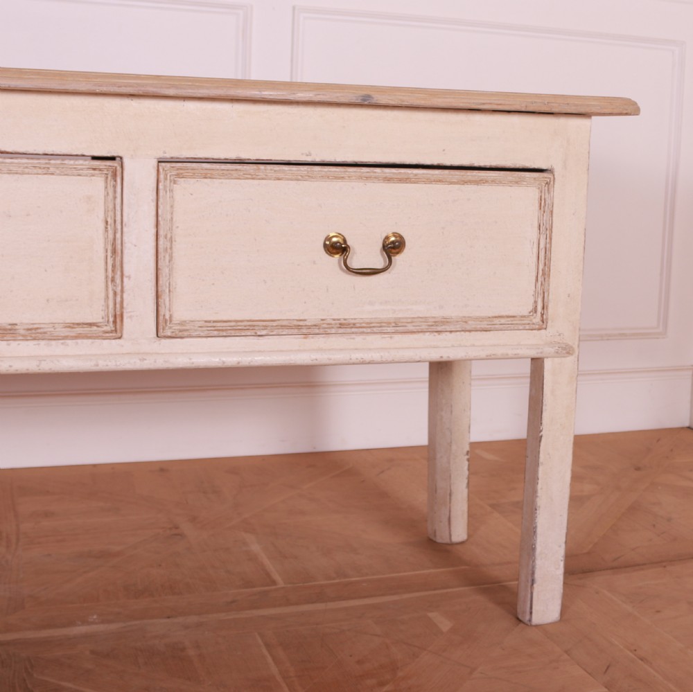 English Painted Pine Dresser Base View VI