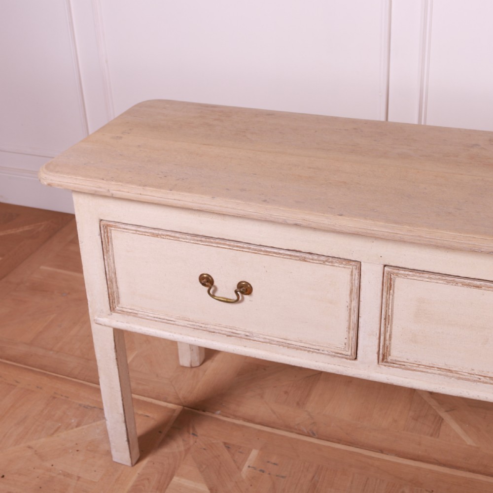 English Painted Pine Dresser Base View IX
