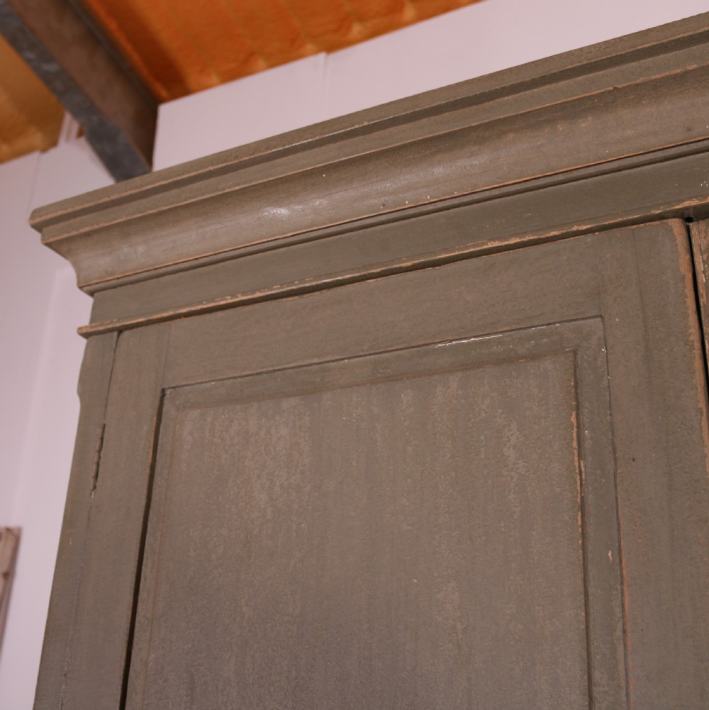 English Painted Housekeepers Cupboard View II