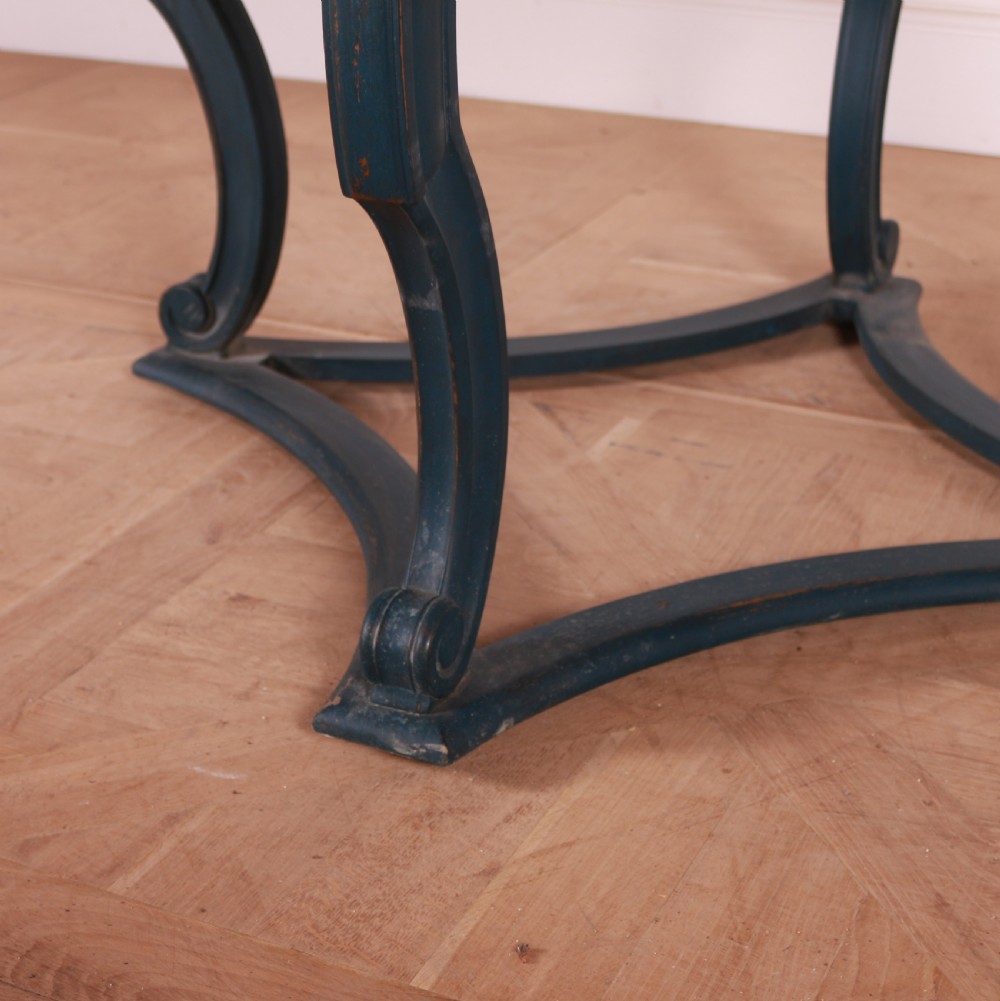 English Painted Lamp Table View II