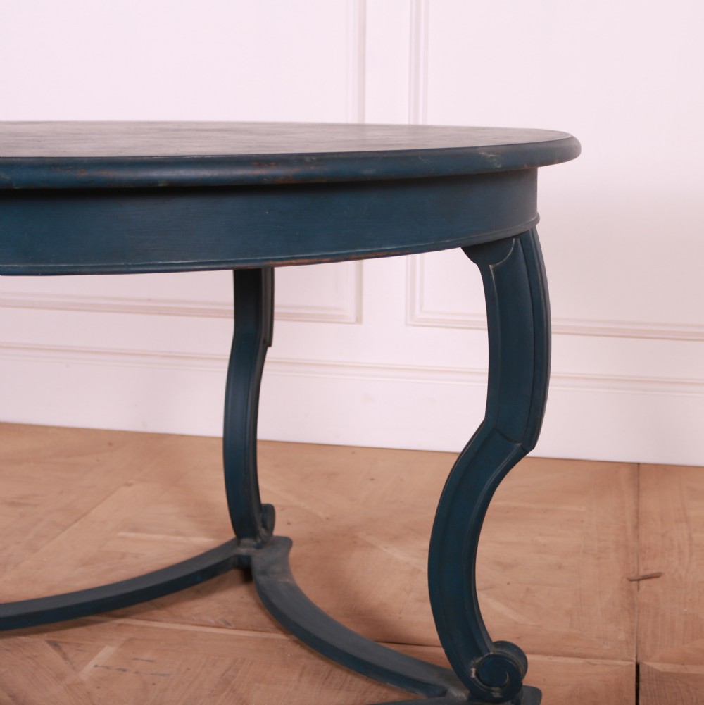 English Painted Lamp Table View III