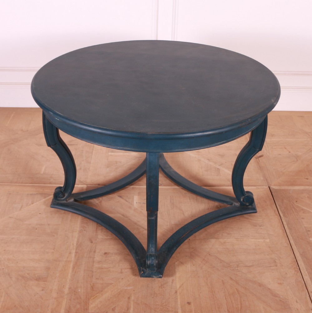 English Painted Lamp Table View IV