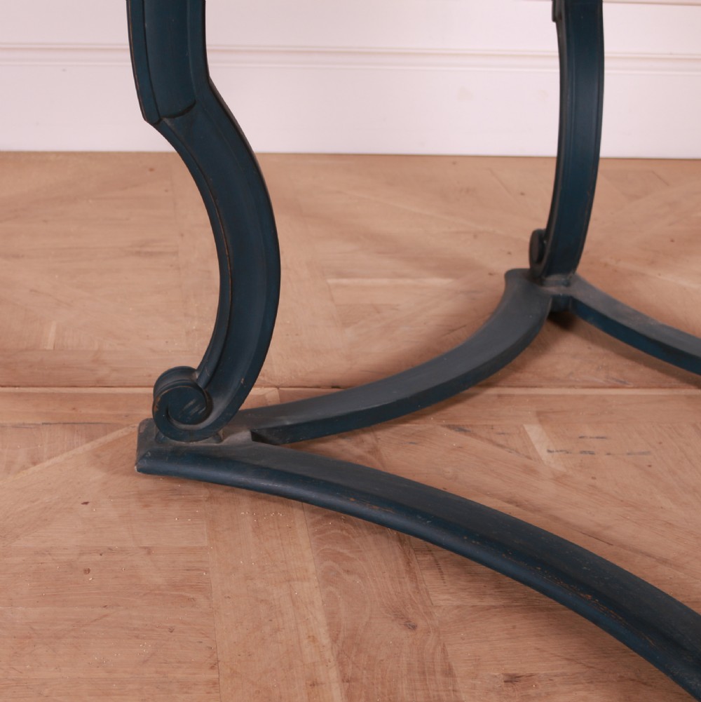 English Painted Lamp Table View V