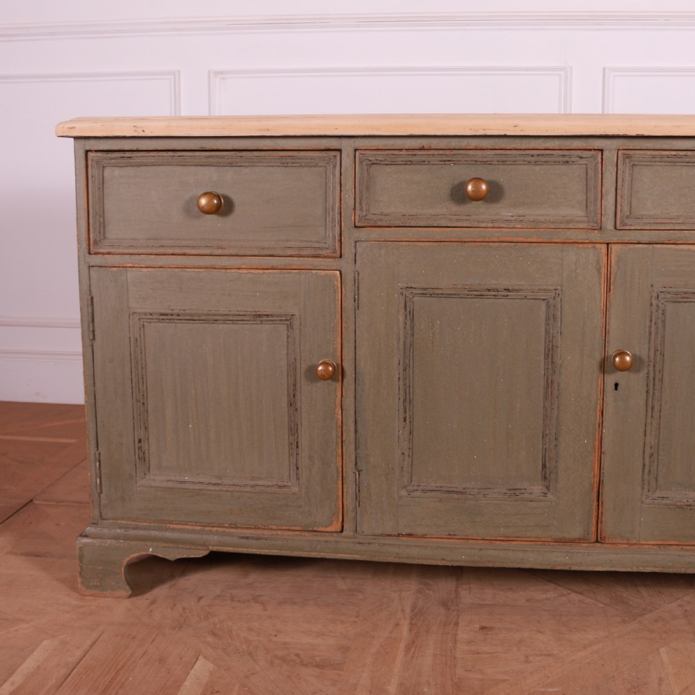 English Painted Dresser Base View III