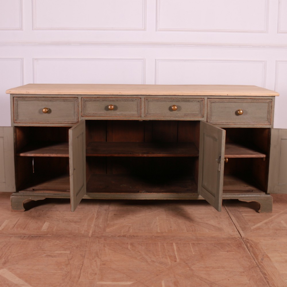 English Painted Dresser Base View VIII