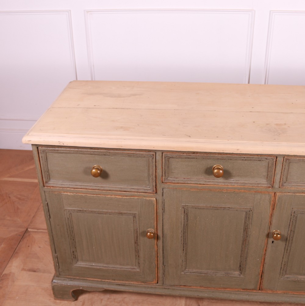 English Painted Dresser Base View IX