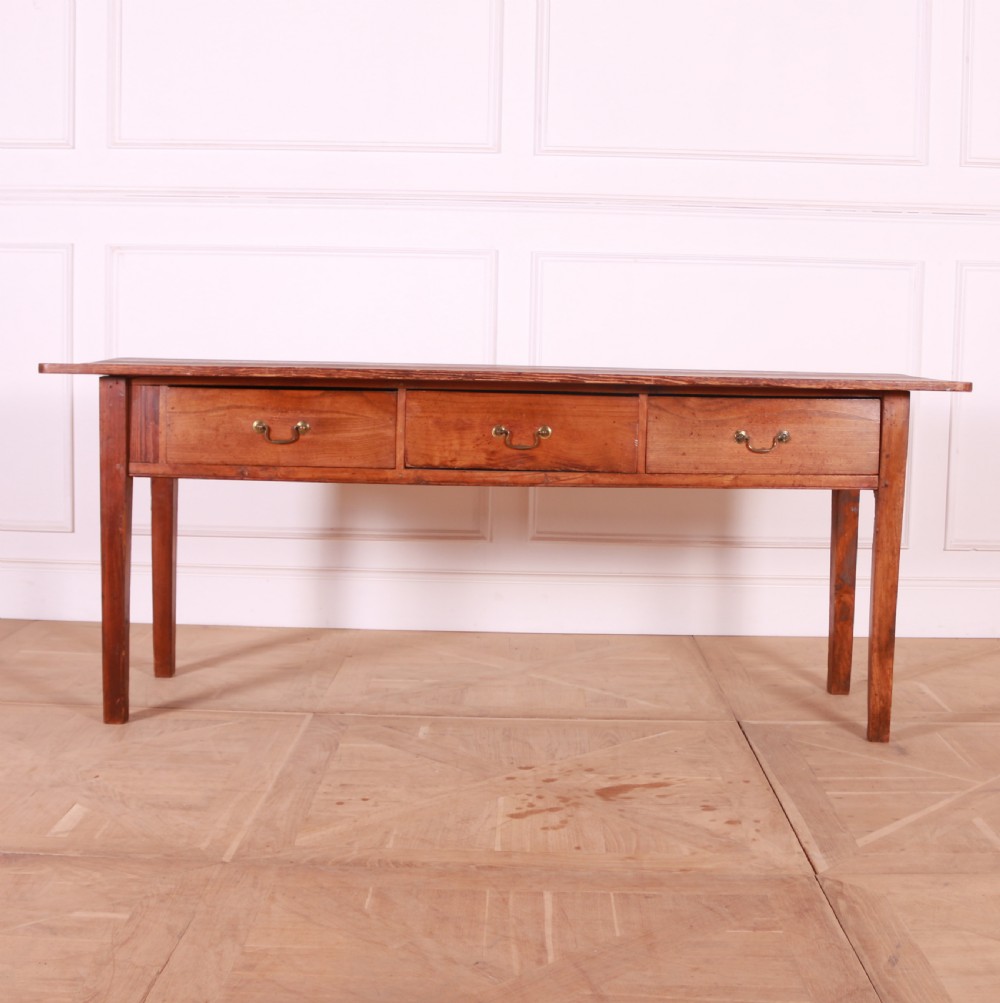 English Pine and Fruitwood Server View II