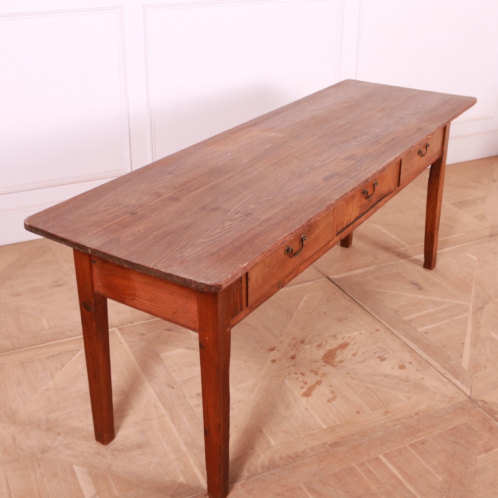 English Pine and Fruitwood Server View IV