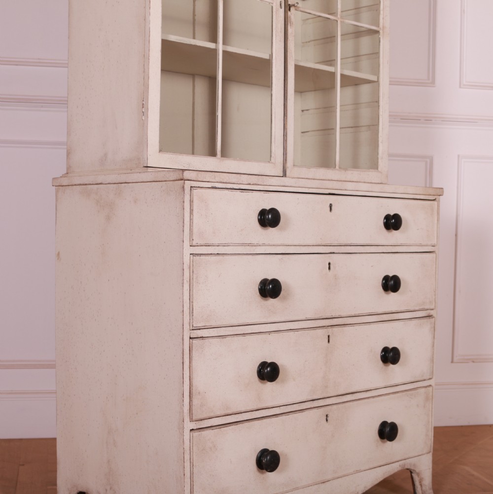 English Painted Bookcase View IV