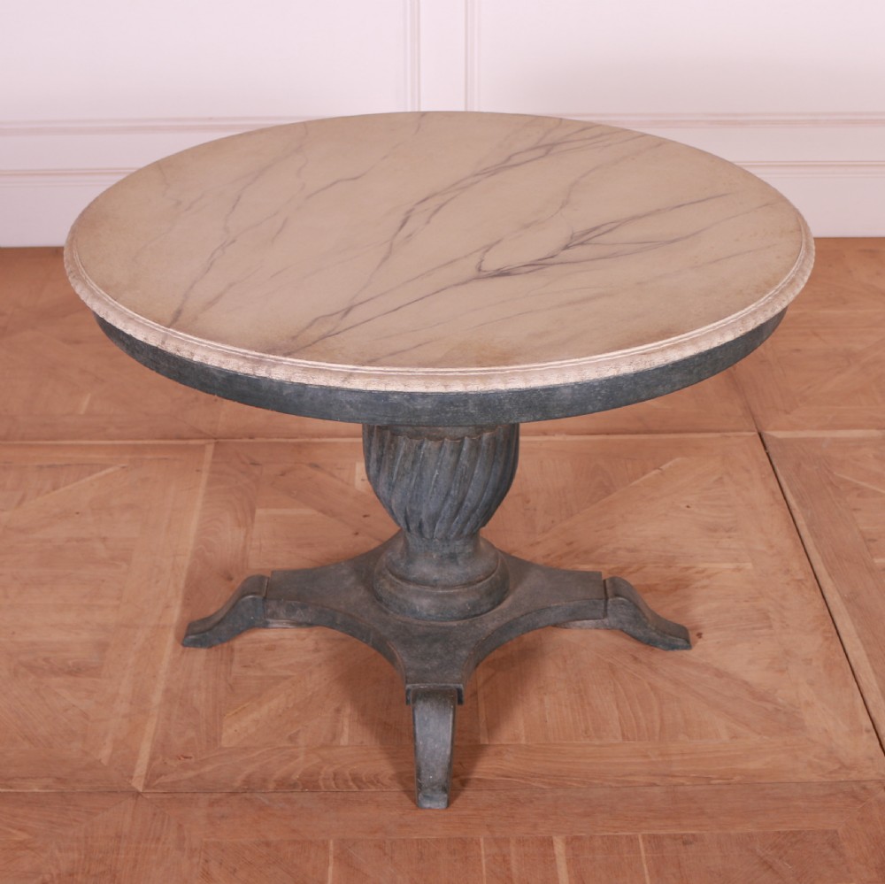 French Painted Oak Centre Table View III