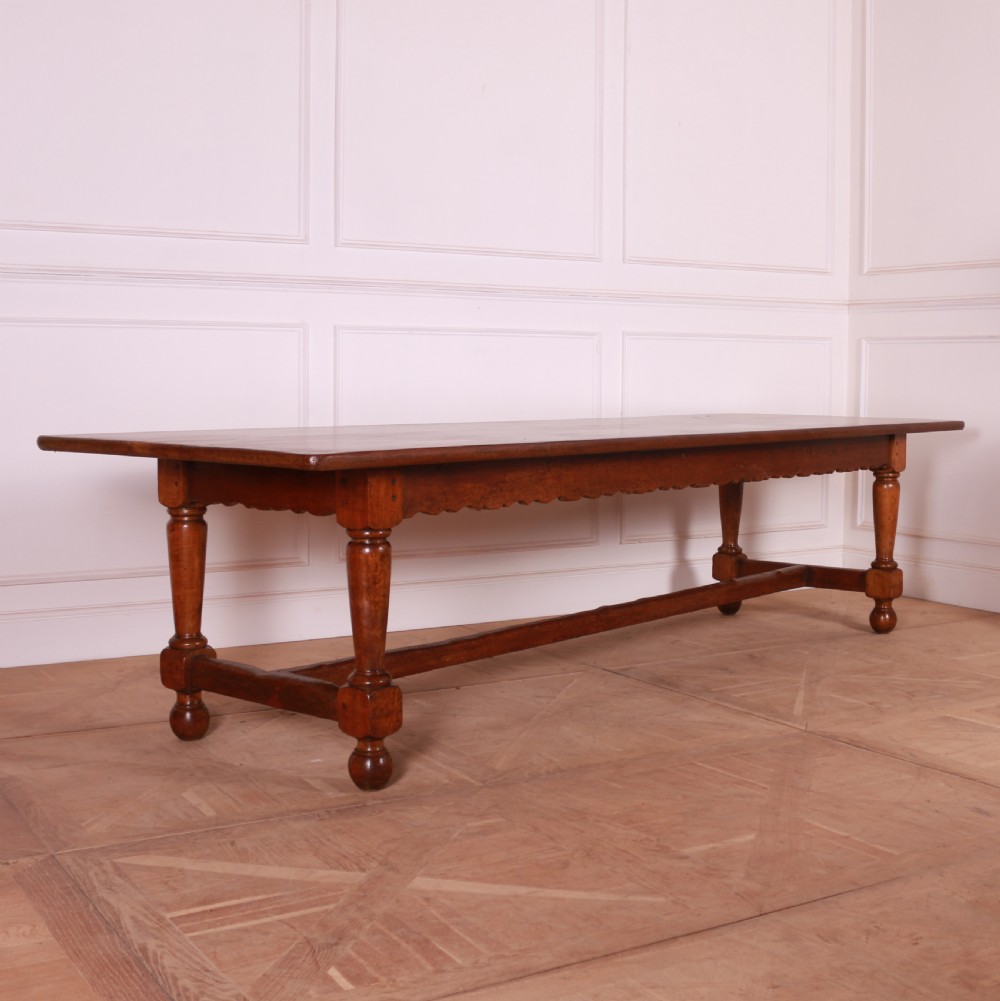 English Walnut Farmhouse Table