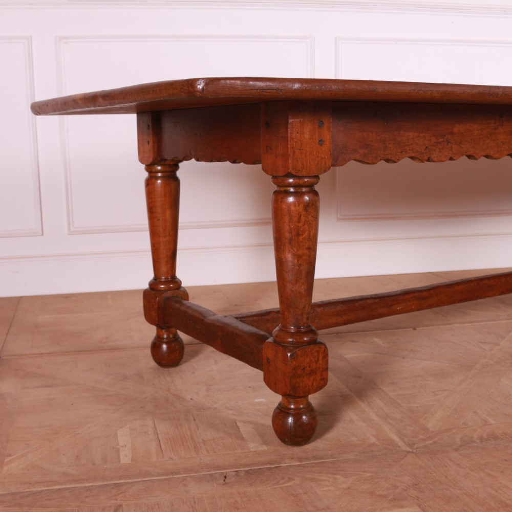 English Walnut Farmhouse Table View II