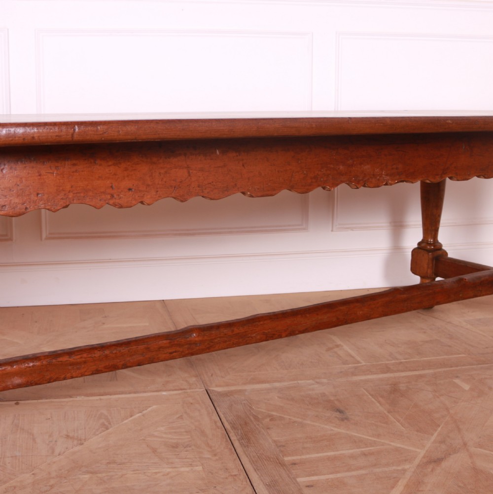 English Walnut Farmhouse Table View VI