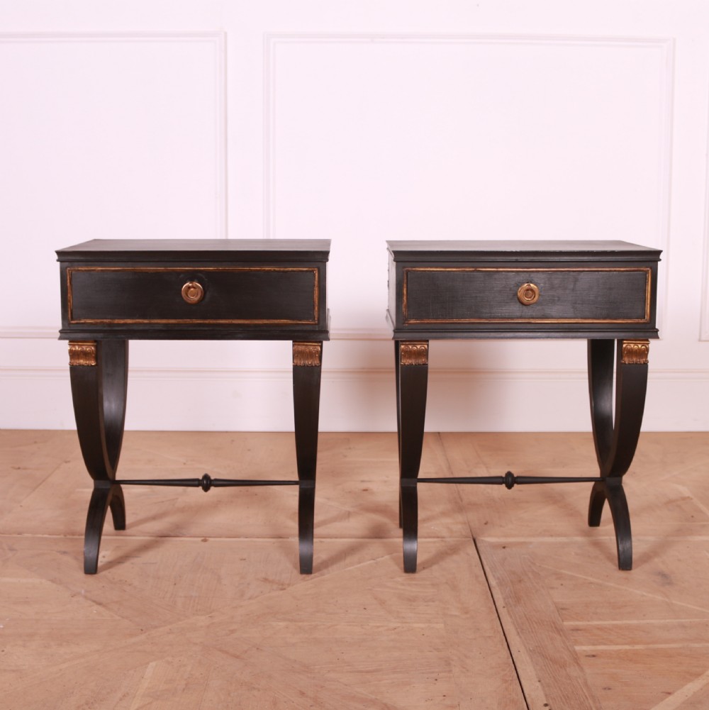 Pair of French Bedside Tables View III