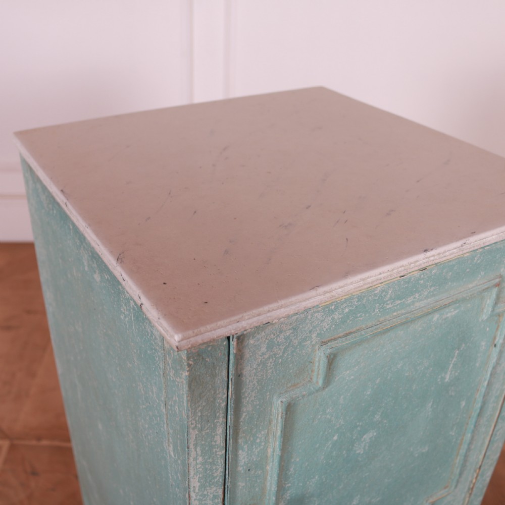 English Painted Bedside Cupboard View IV