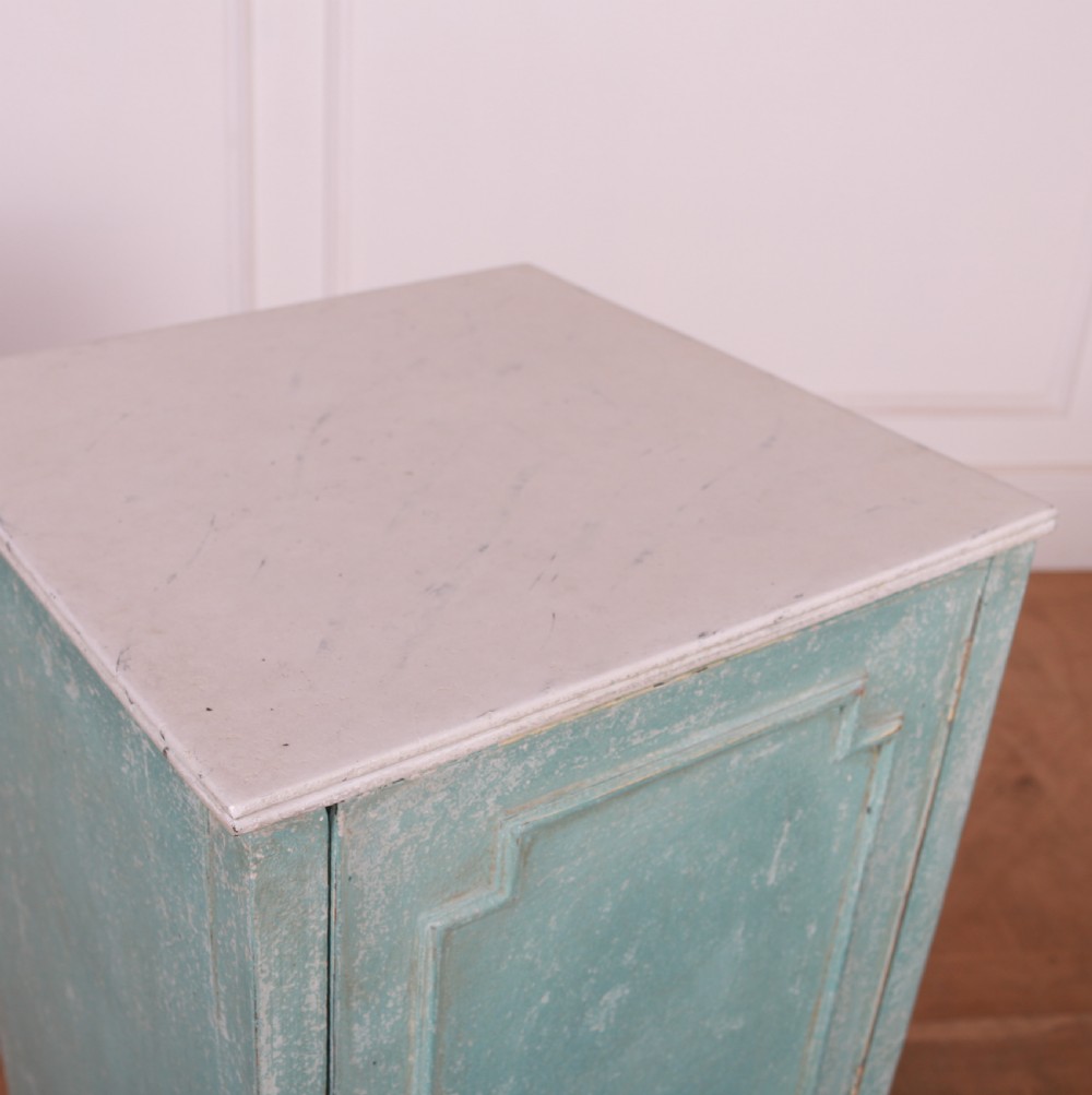 English Painted Bedside Cupboard View V