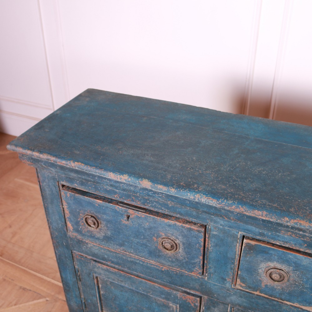 English Painted Dresser Base View VII