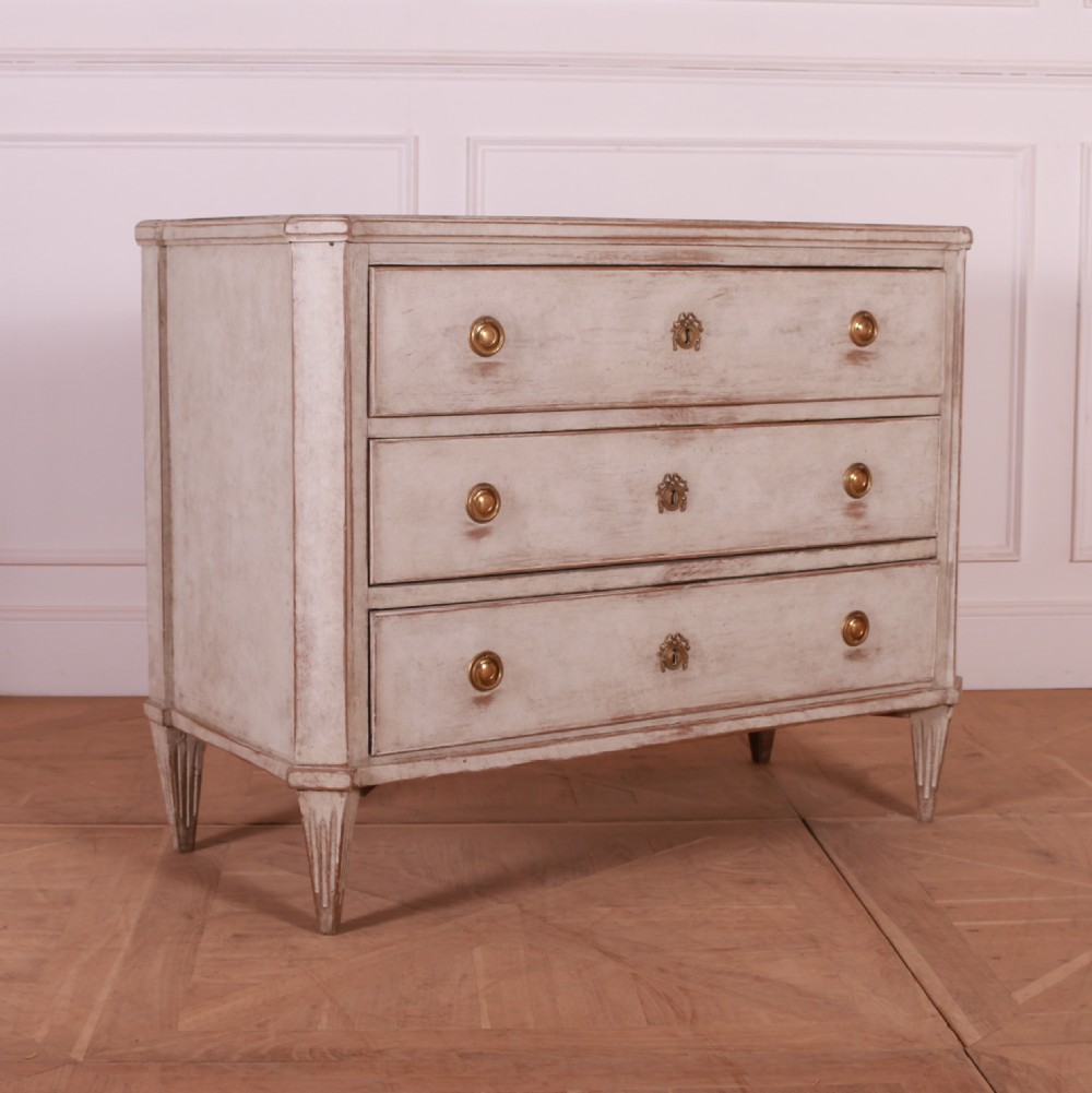 Gustavian Style Painted Commode
