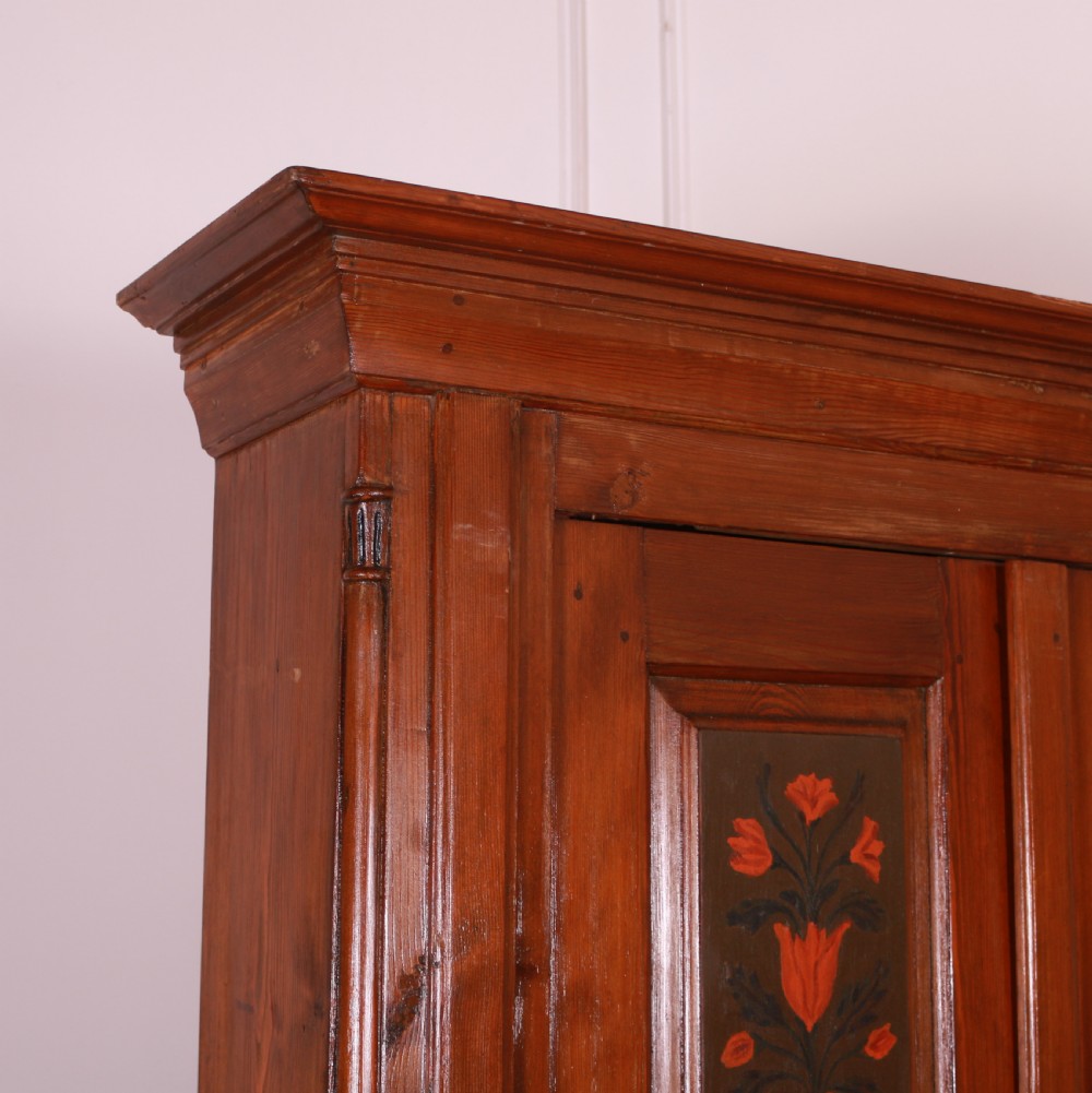 Swedish Pine Bureau Bookcase View II