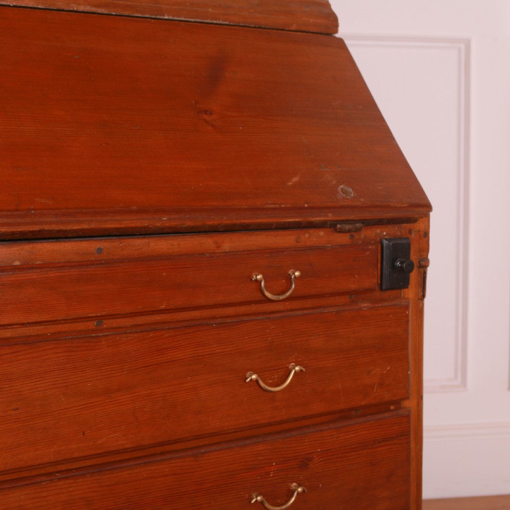 Swedish Pine Bureau Bookcase View IV