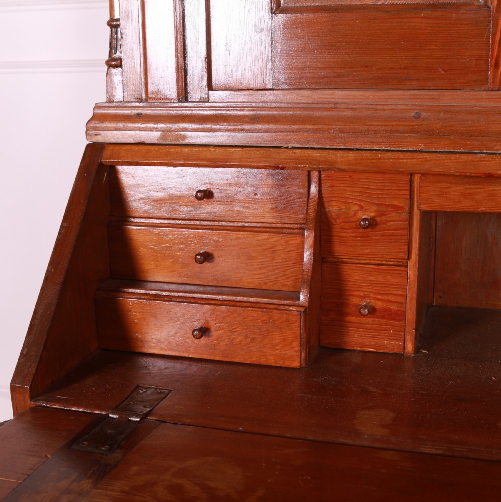 Swedish Pine Bureau Bookcase View VI