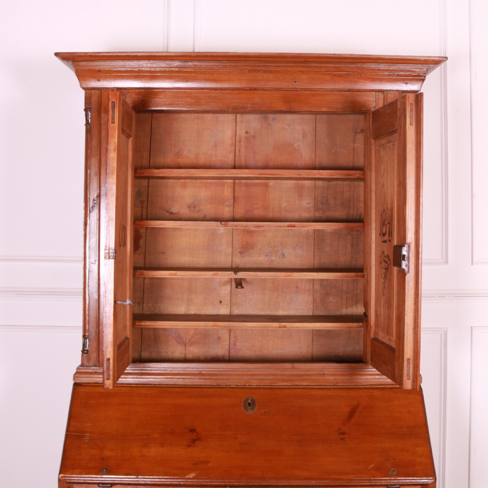 Swedish Pine Bureau Bookcase View VII