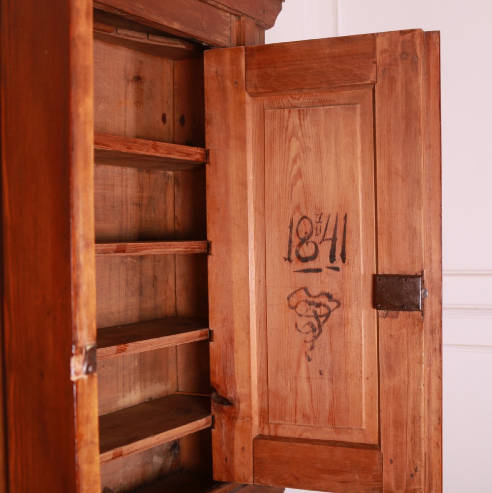Swedish Pine Bureau Bookcase View VIII