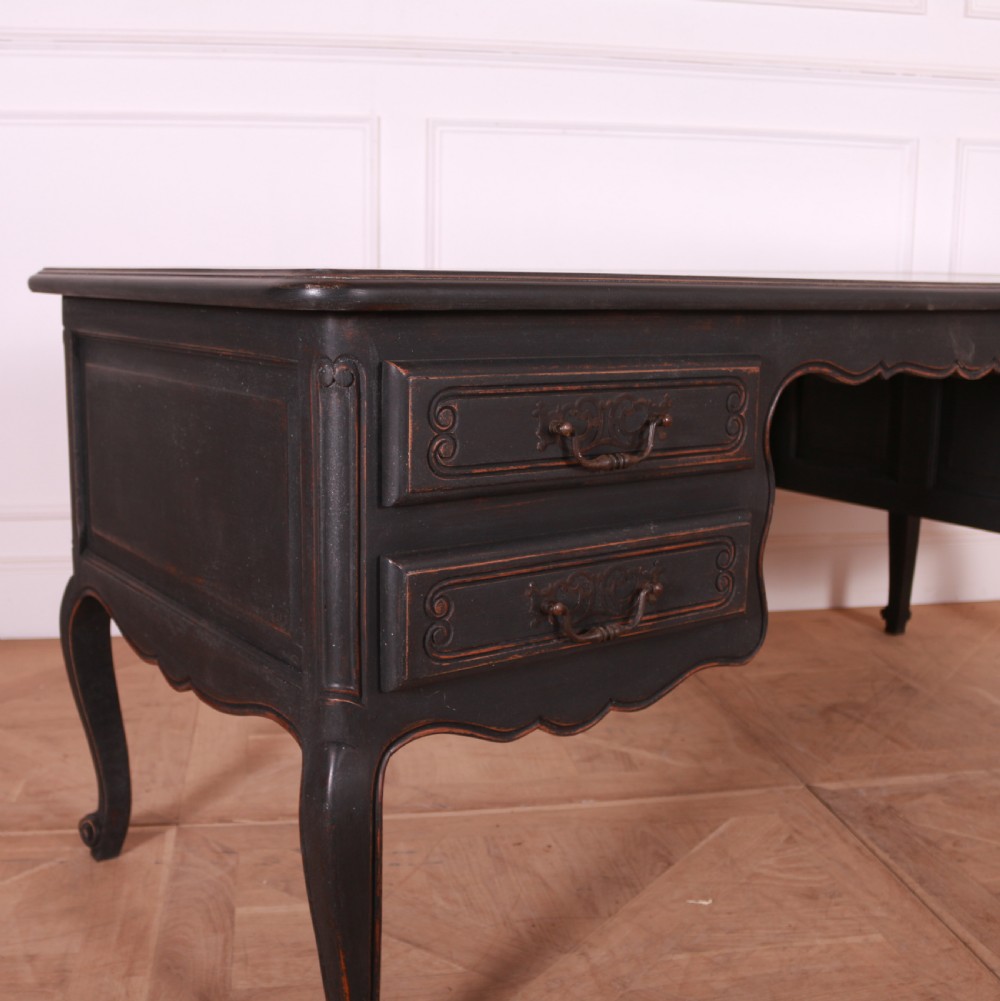 French Painted Kneehole Desk View II