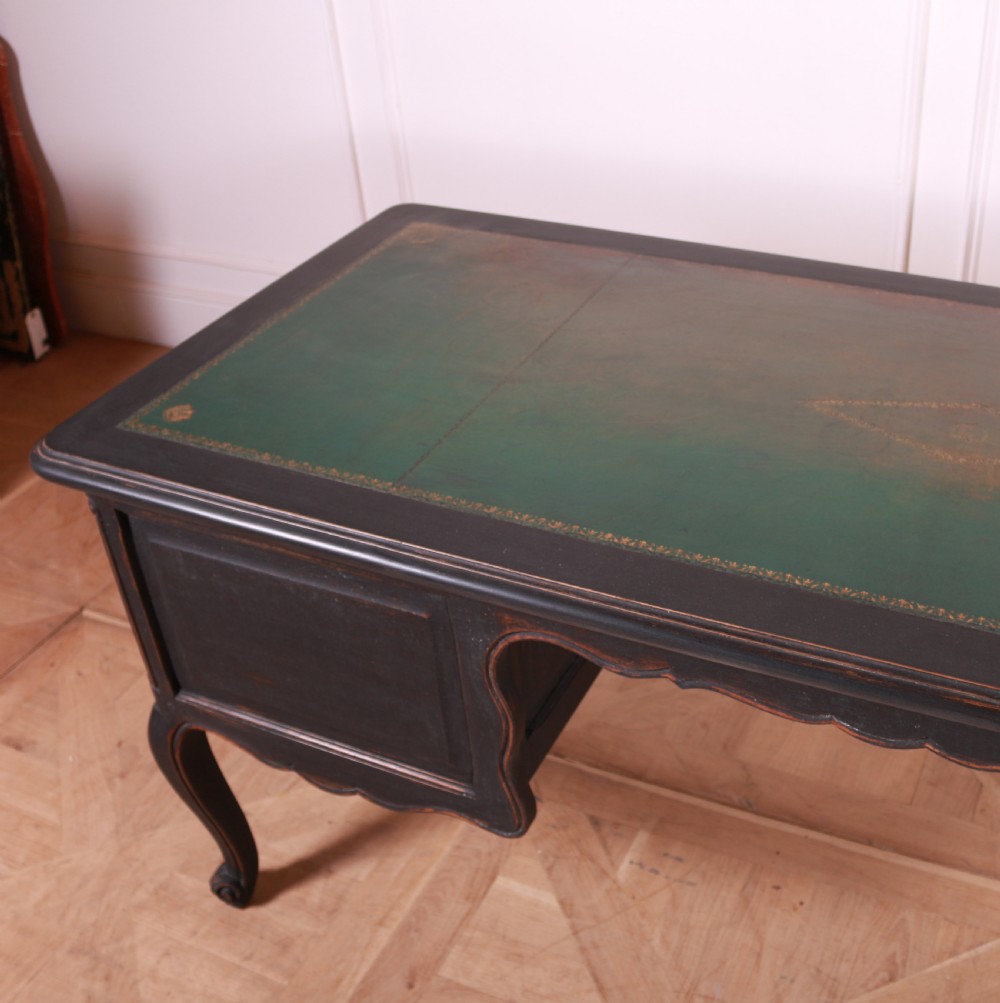 French Painted Kneehole Desk View VI